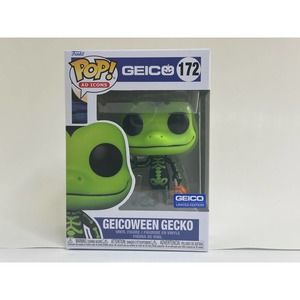 Funko Pop 172 Geico Geicoween Halloween Green Gecko Limited Edition Ad Icons